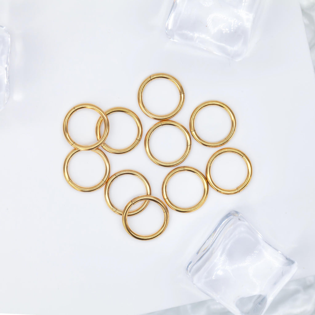Stacked Hoop Earrings for Stretched Earlobe Small Hoops Earrings 16g Hoop set Ear Gauging Ear Hangers Jewelry