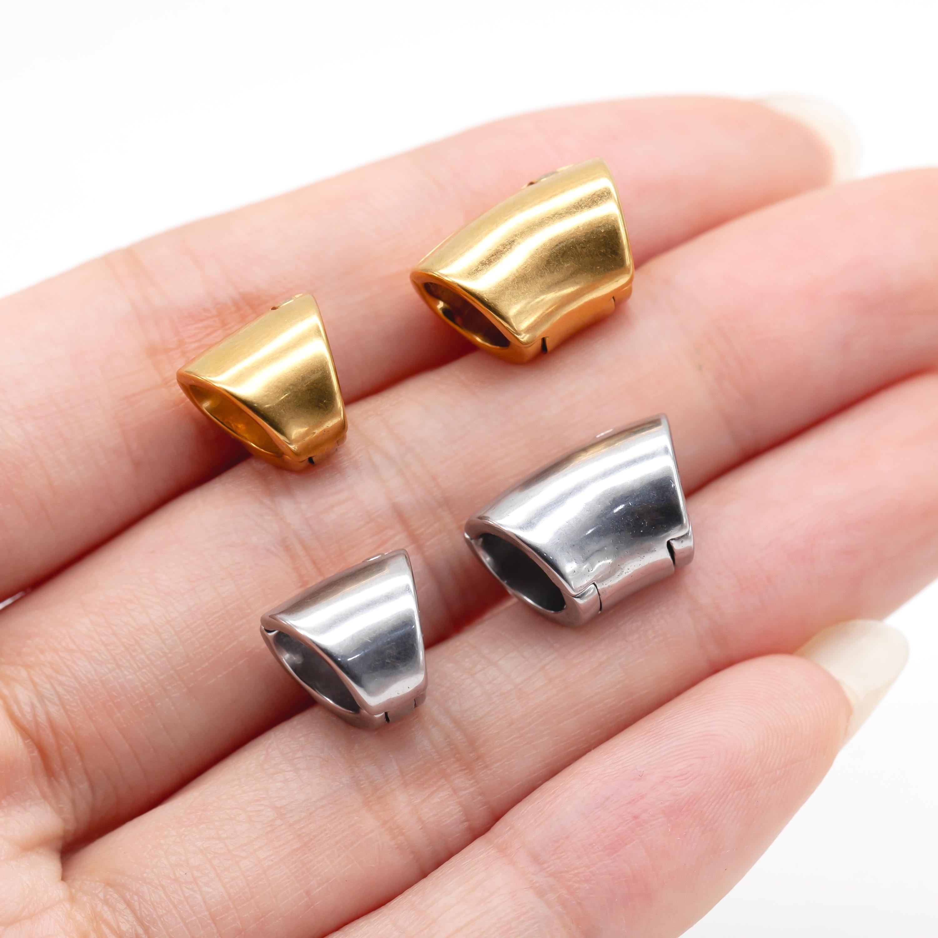 1 PCS 316 Stainless Steel Ear Cuff Stretched Lobe Simple Ear Gauges Plugs Weights Earring Cartilage Body Piercing Jewelry Ear Stretching Kit