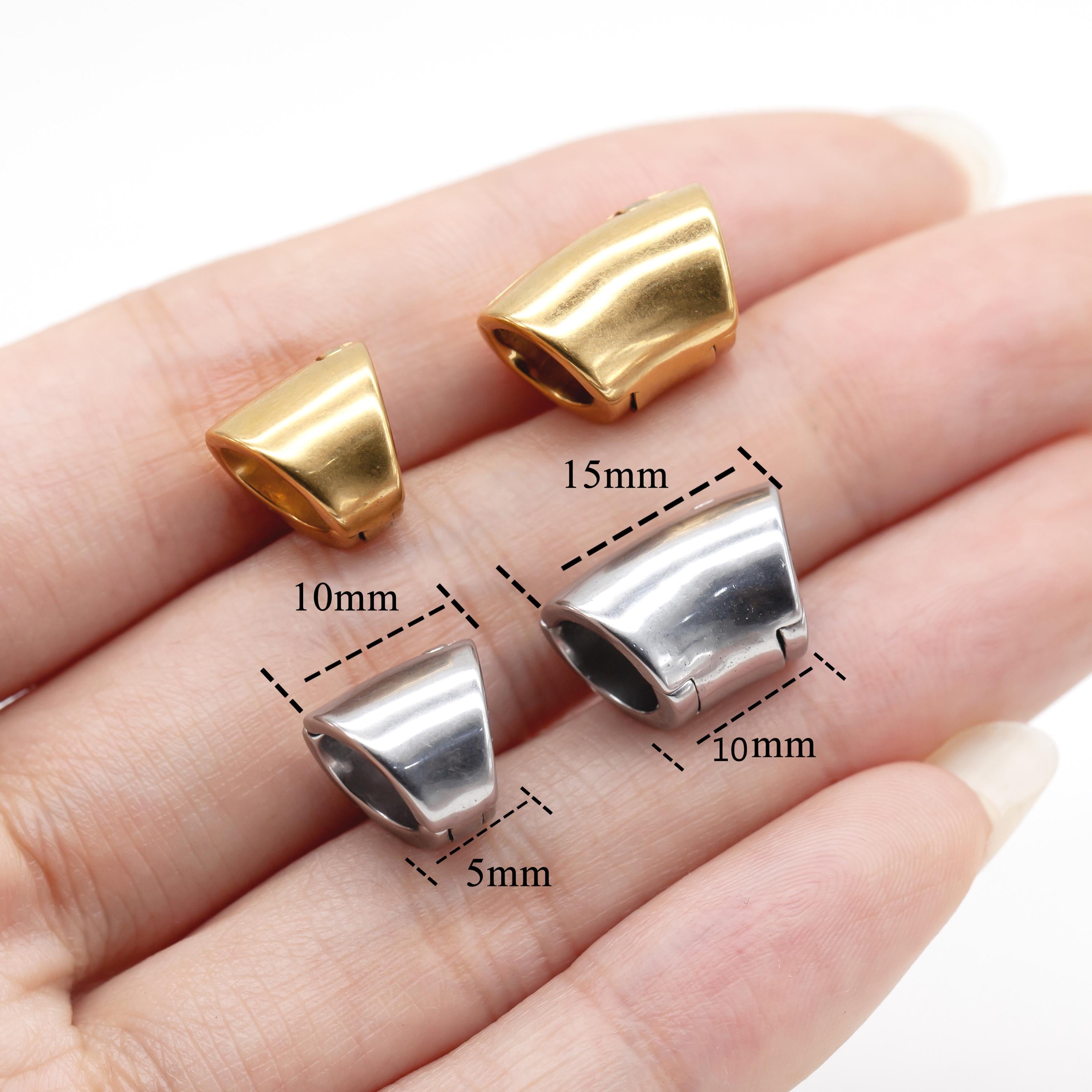 1 PCS 316 Stainless Steel Ear Cuff Stretched Lobe Simple Ear Gauges Plugs Weights Earring Cartilage Body Piercing Jewelry Ear Stretching Kit